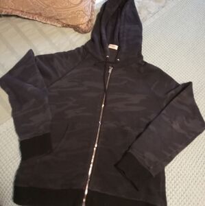 Saint Laurent Black Camouflage Hoodie